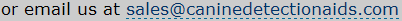 sales at caninedetectionaids.com